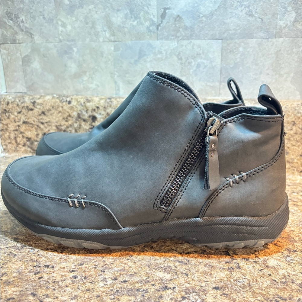 Skechers Black Memory Foam Wide Fit Slip-On